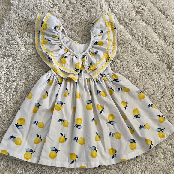 Janie&Jack Lemon Ruffle Dress - Picture 5 of 7